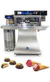 One Shot Tuttuno ICE máquina de distribución simultánea chocolate y helado